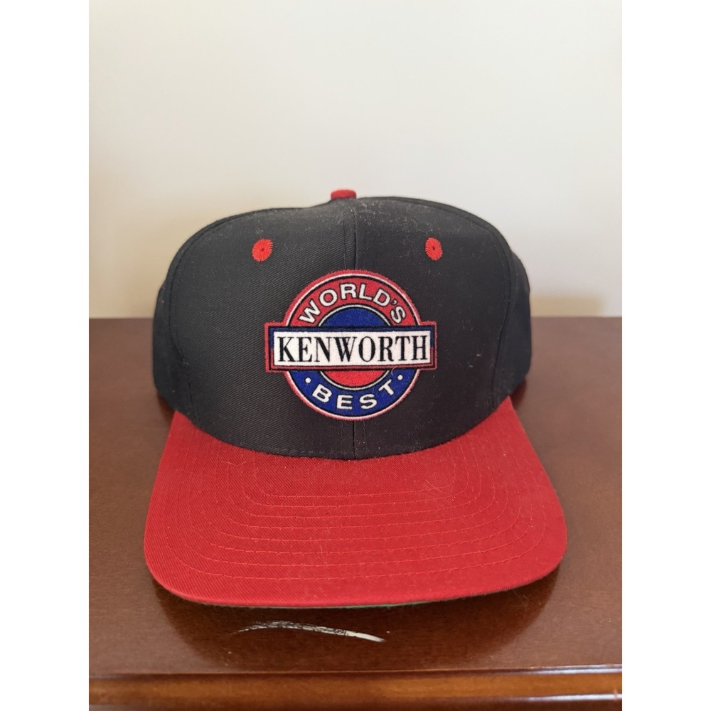 Vintage Kenworth Trucking Adjustable Hat Embroidered Patch Logo SnapBack